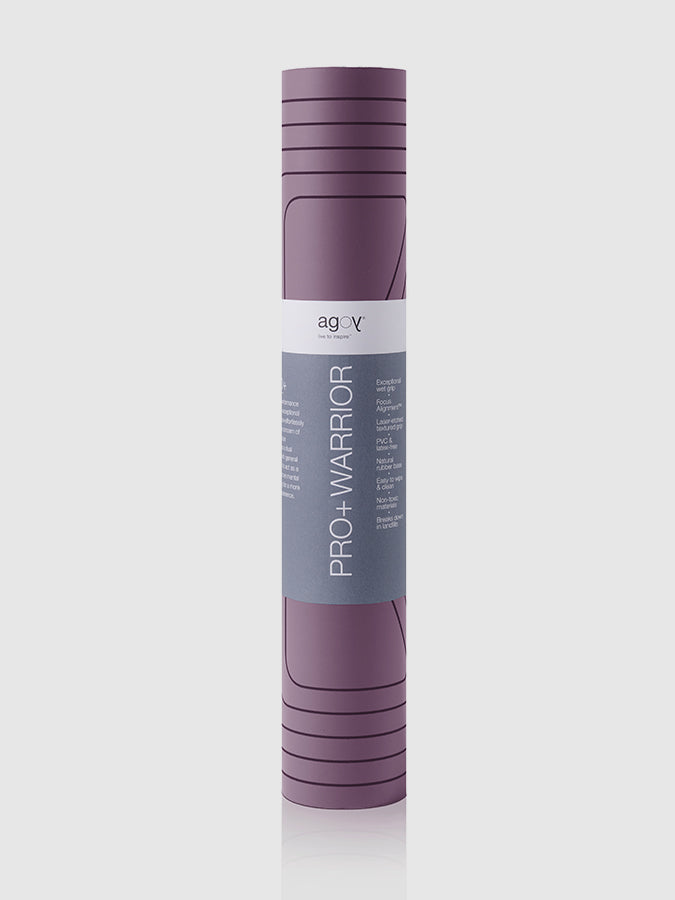 Agoy Pro+ Warrior Yoga Mat - Non-Slip, Eco-Friendly, Extra Thick for Hot Yoga, Pilates & Home Workouts - Perfect for Gym, Studio & Outdoor Use