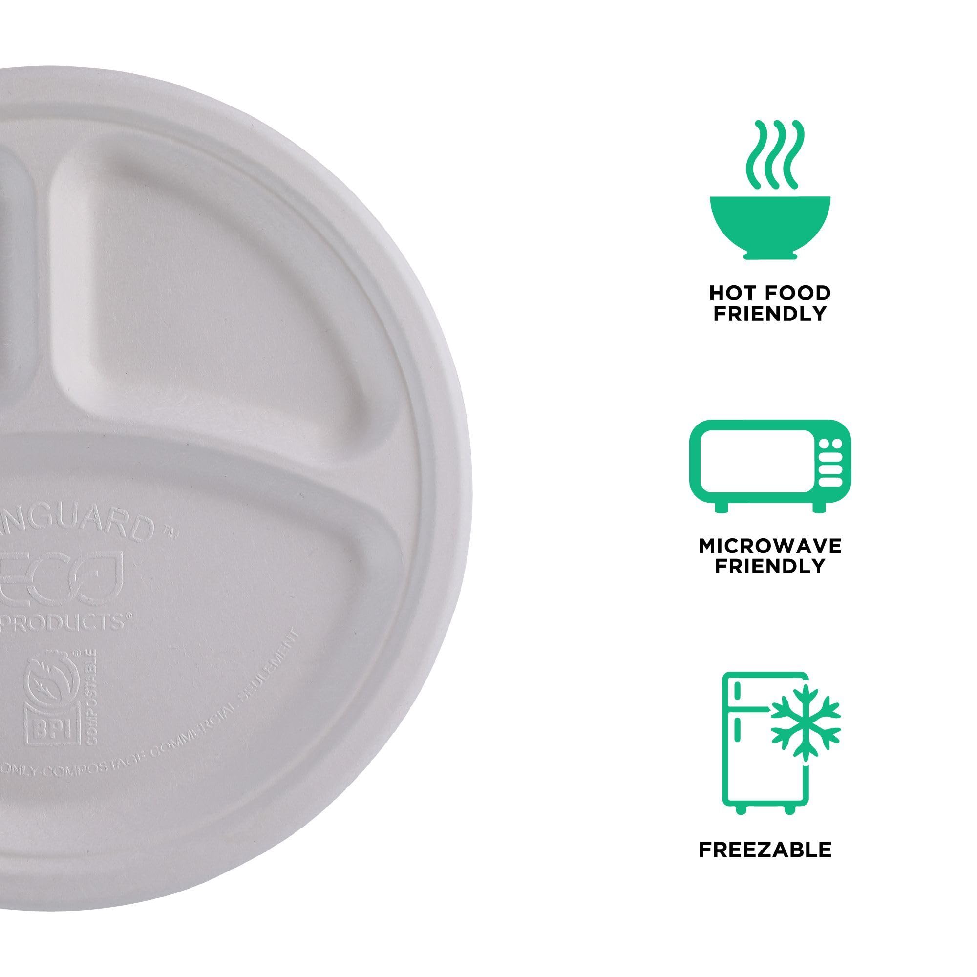 ECO-Friendly Compostable 3-Compartment 10