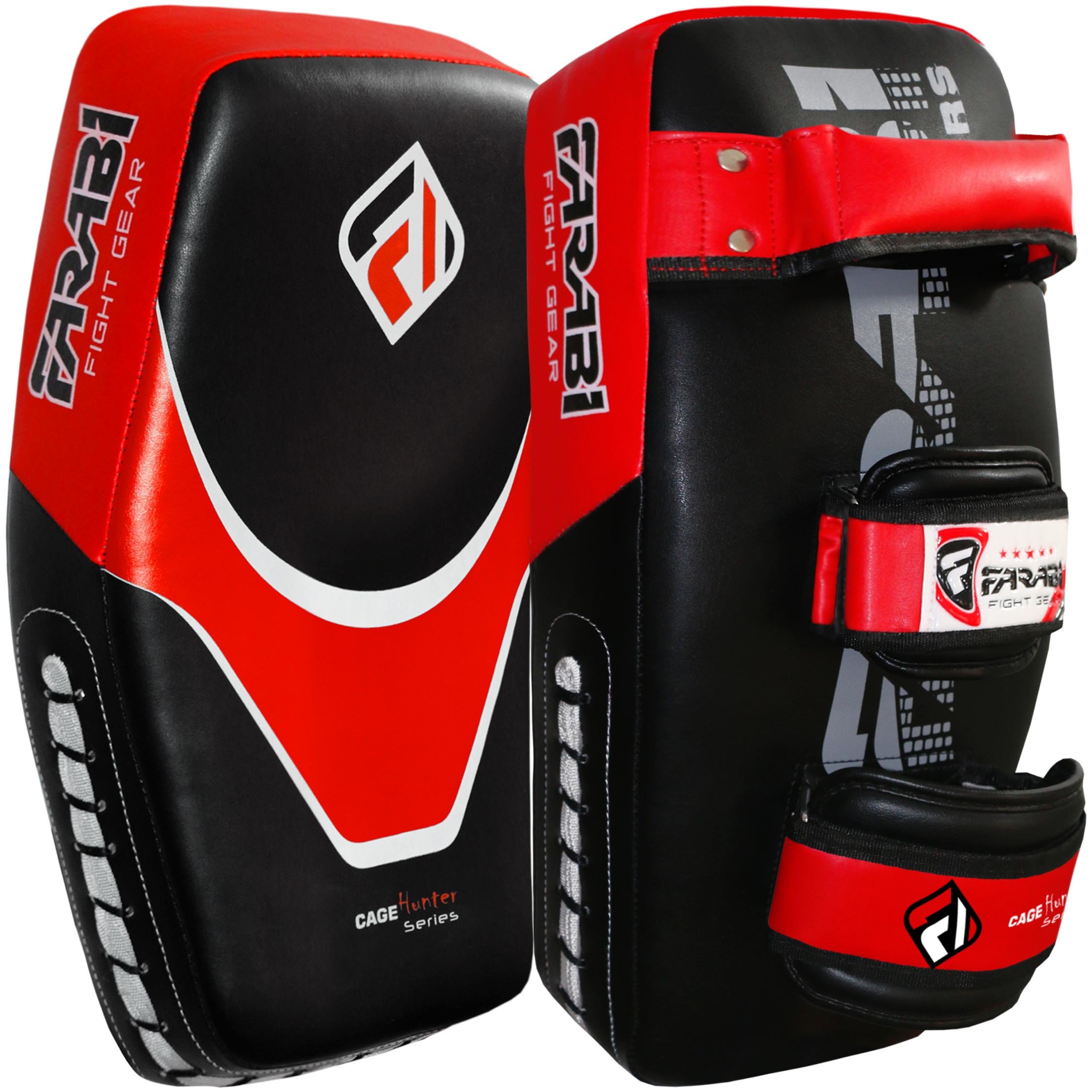 Farabi Kick Shield - Curved Thai Pad for MMA, Muay Thai & Martial Arts Training - Durable Strike Pads for Boxing, Focus Mitts & Punching Drills - Perfect for Sparring, Fitness & Combat Sports Practice