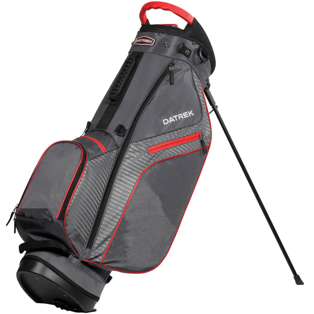 Datrek Superlite Stand Bag - Lightweight Golf Bag with 5-Way Divider & Padded Straps - Perfect for Walking the Course & Carrying Clubs Comfortably