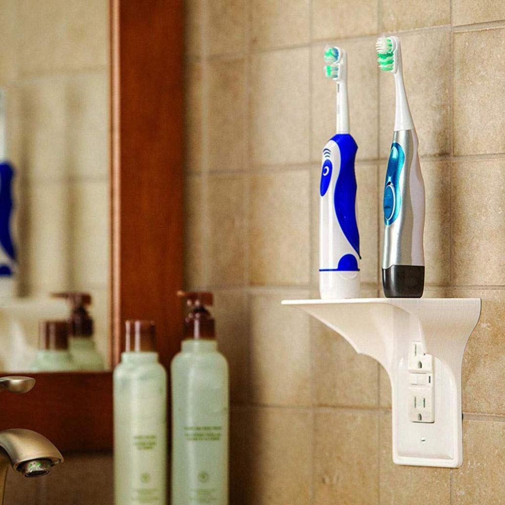 Wall Mount Phone Holder - Kitchen & Bathroom Storage Rack for Home Organization