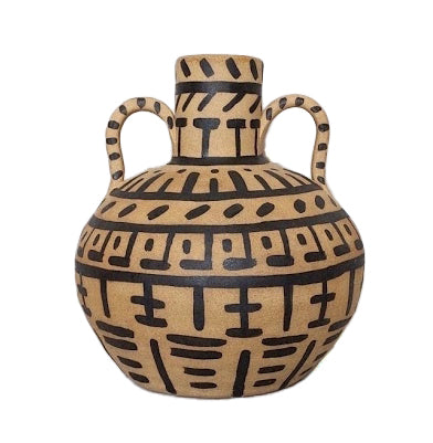 Premium Dashes Stoneware Pot No. 1 - Handcrafted Ceramic Cookware for Baking, Serving & Decor - Perfect for Kitchens, Dining Tables & Gift Giving