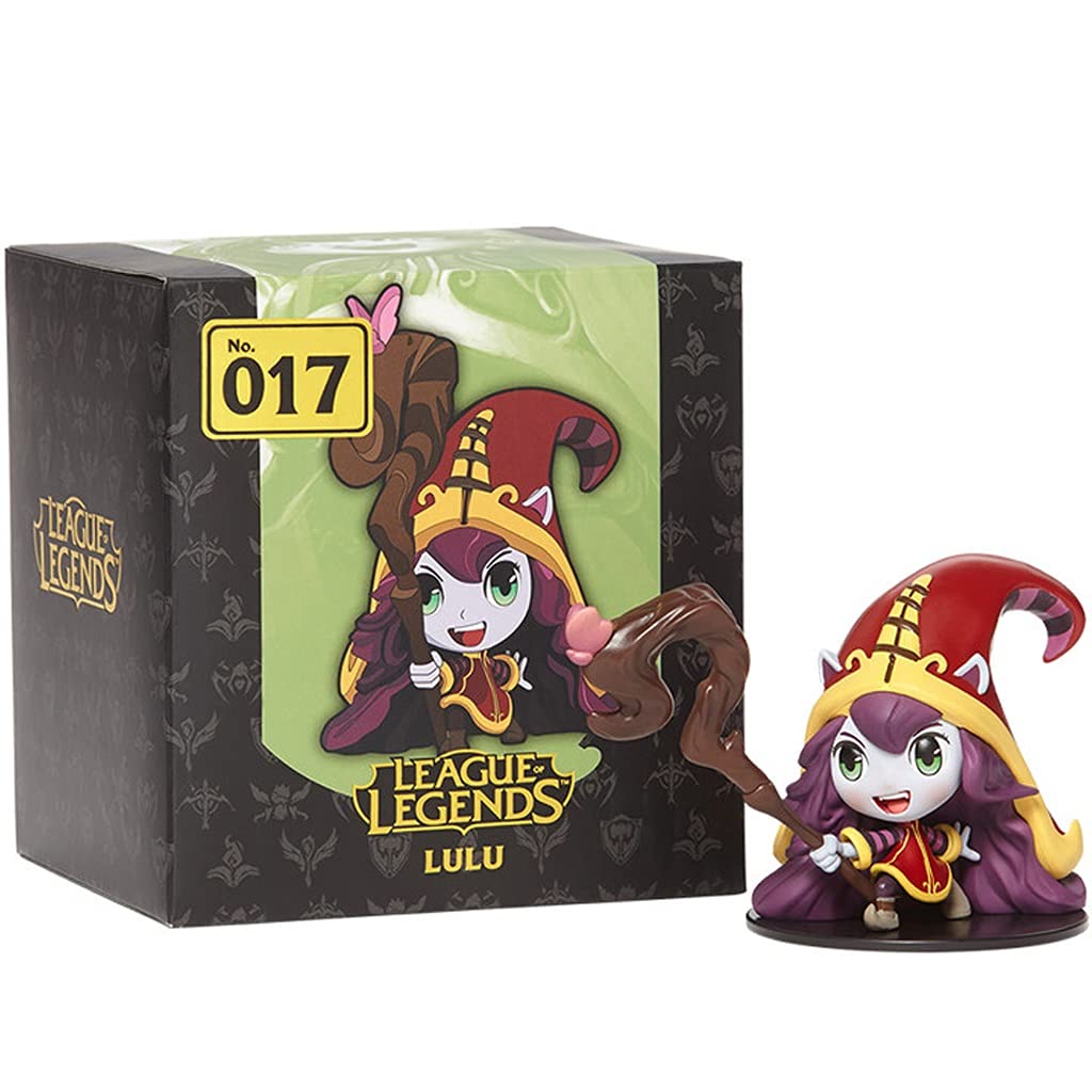 League of Legends Lulu Figure - Deluxe Collectible Statue with Original Box & Verification Card | Perfect Gift for LOL Fans, Gaming Room Decor, and Anime Collectors