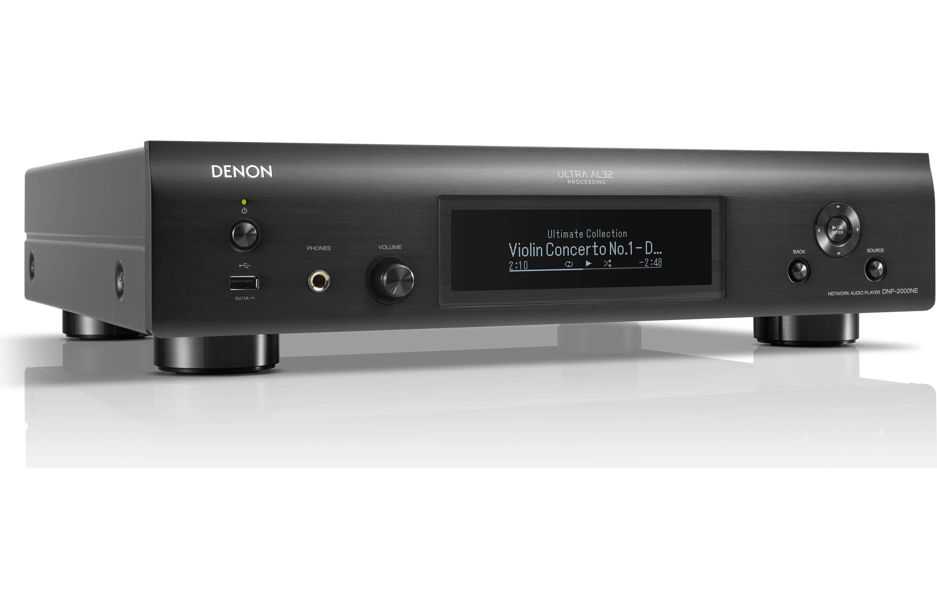 Denon DNP-2000NE High-Resolution Network Audio Streamer with HEOS Built-in | Wireless Music Streaming for Home Theater & Hi-Fi Systems | Perfect for Audiophiles & Multi-Room Audio Setup