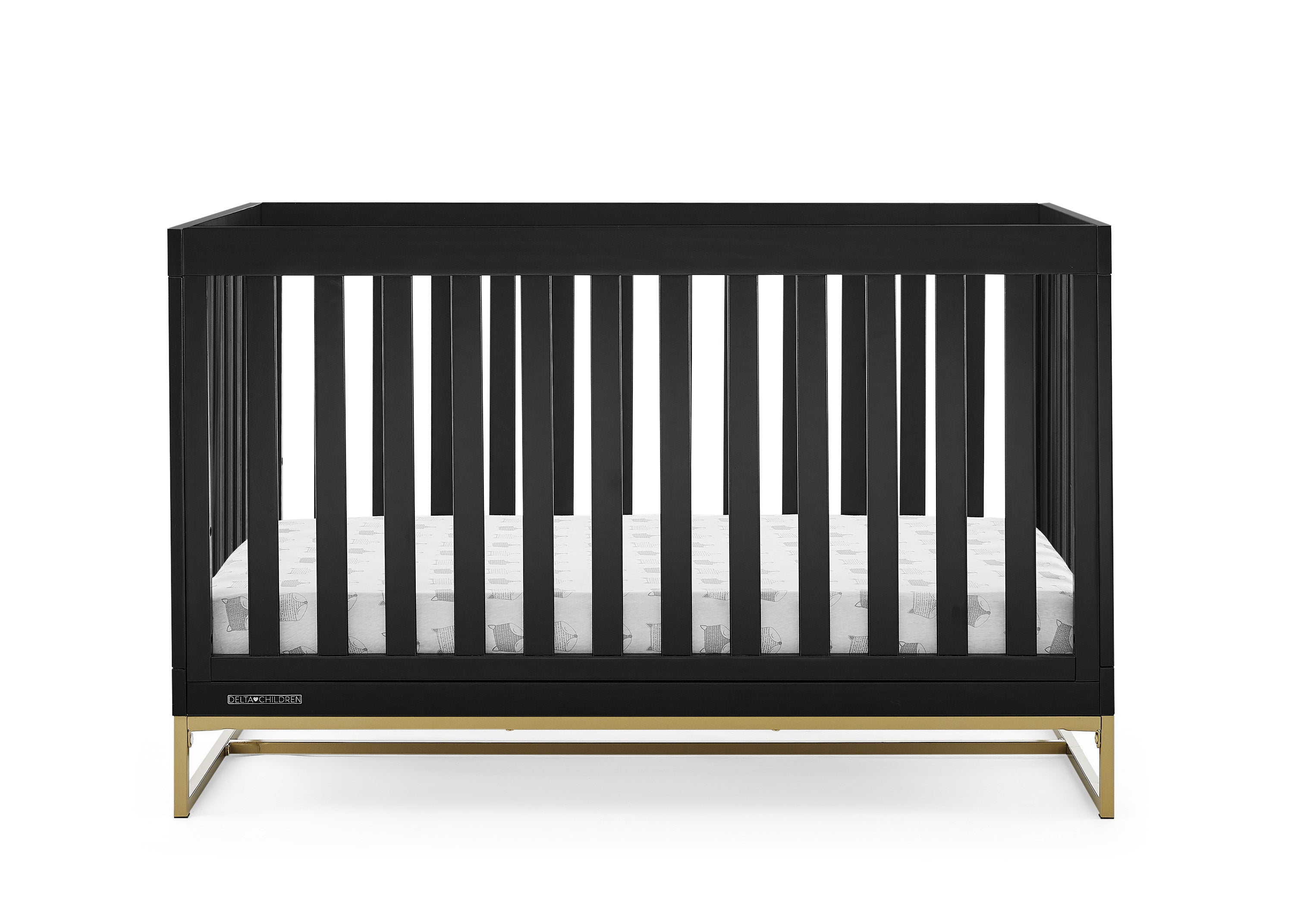 Convertible Jade 4-in-1 Baby Crib - Nursery Bed with Toddler Rail, Daybed & Full-Size Frame | Perfect for Newborns to Teens, Modern Nursery & Bedroom Decor