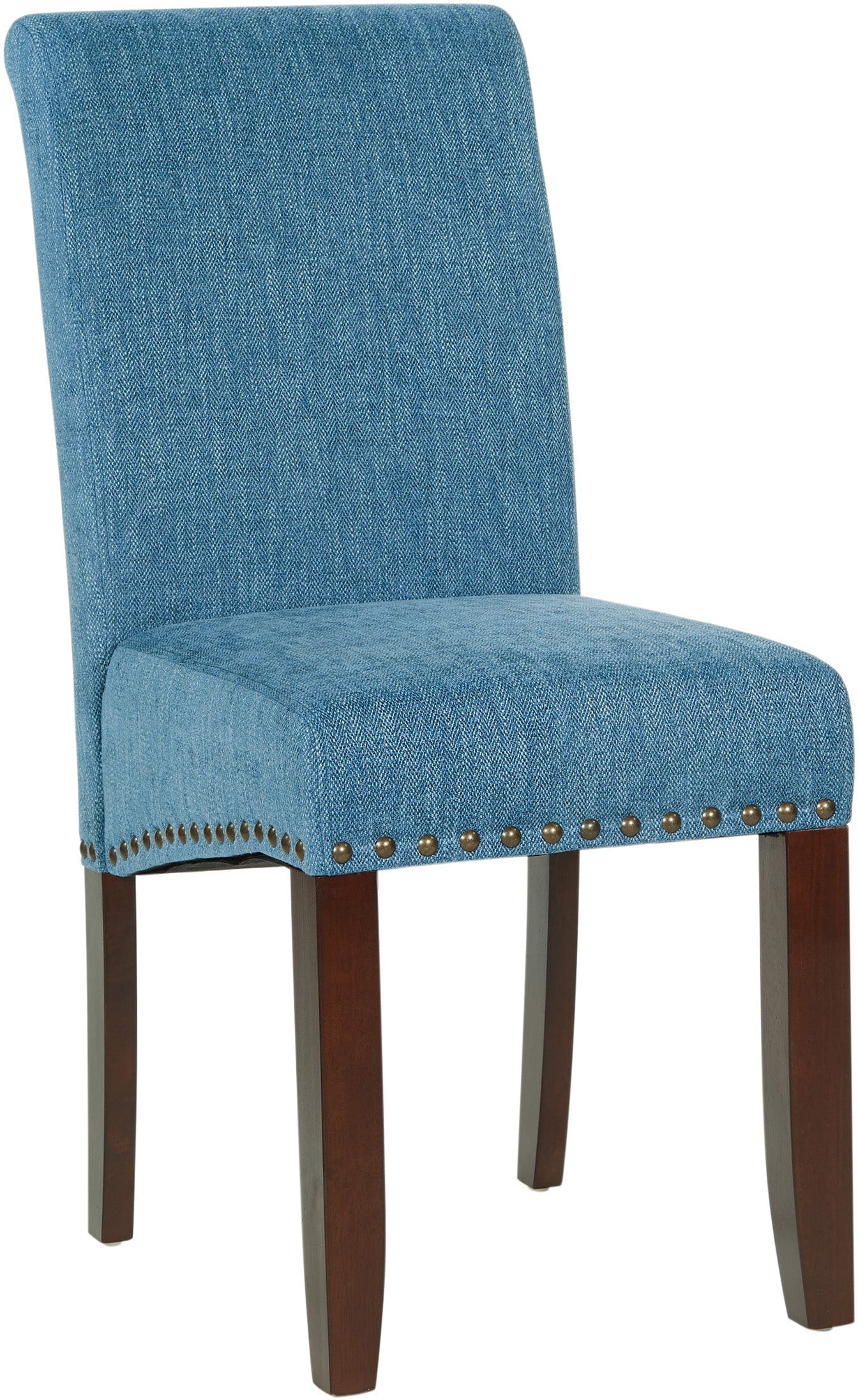 Office Star Parsons Dining Chair - Modern Wooden Dining Chair with Upholstered Seat [MET87] - Perfect for Kitchen, Dining Room, and Office Use