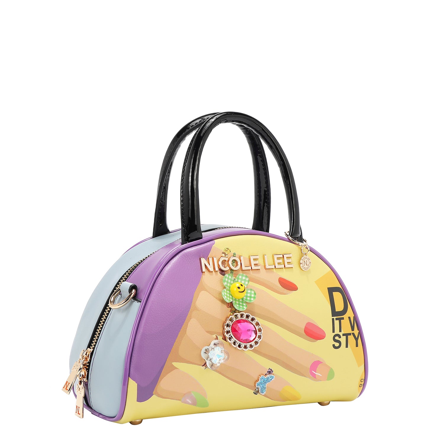 Mini Dome Nail Polish Bag - Portable & Stylish Nail Art Organizer for Travel, Salon, and Home Storage | Perfect for Manicure Kits & Beauty Accessories