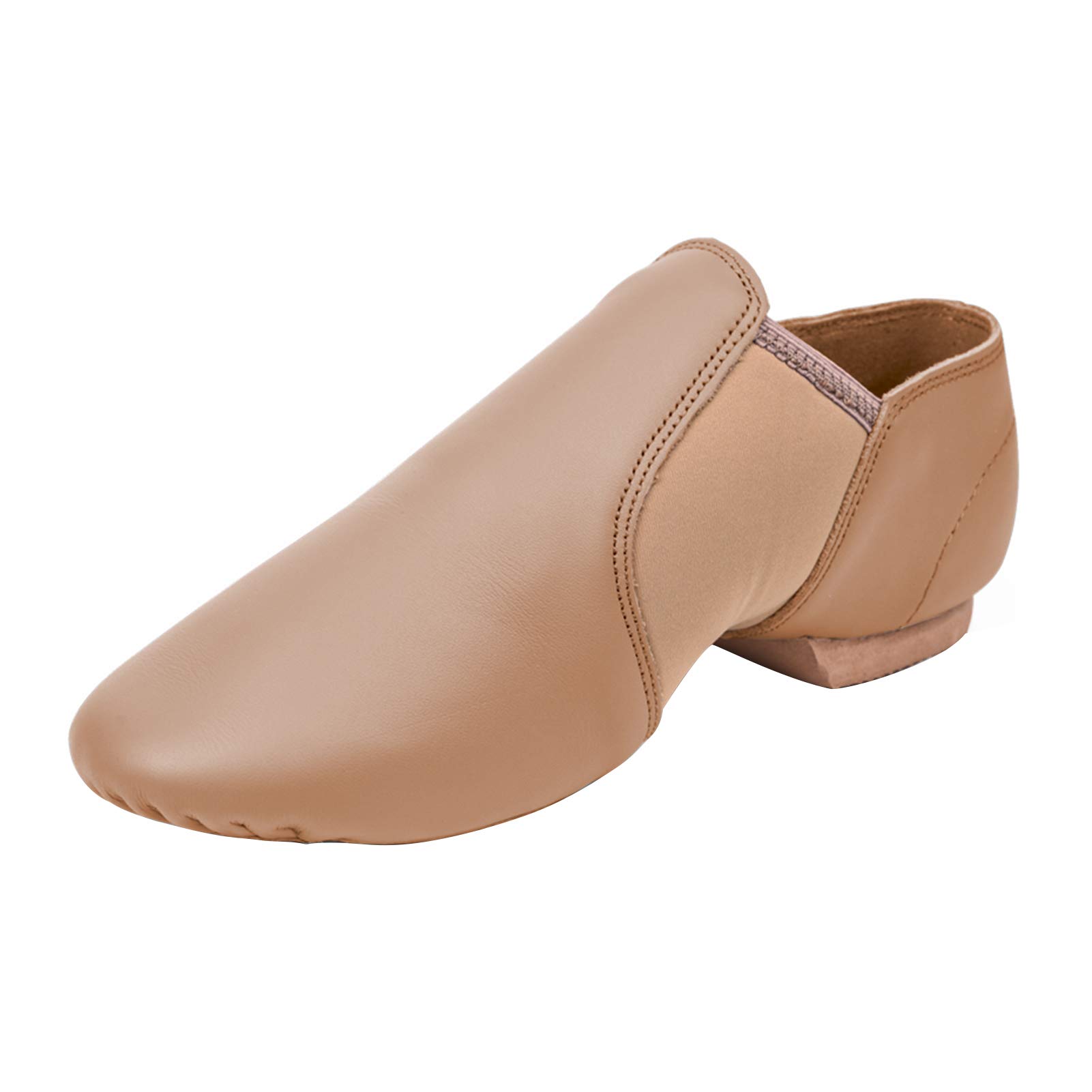 Stelle Jazz Dance Shoes for Girls & Boys - Premium Leather Unisex Slip-Ons (Toddler/Kids Sizes) - Perfect for Ballet, Jazz Class & Dance Performances