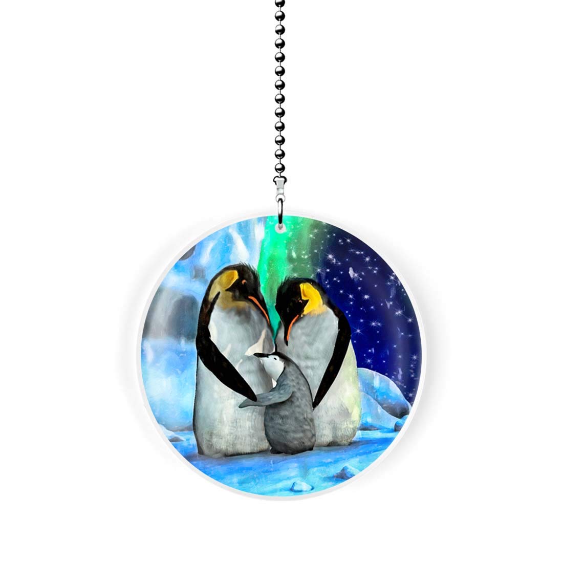 Aurora Penguin Night Light & Fan Pull Chain - Perfect for Kids' Rooms, Nurseries, and Cozy Bedroom Decor