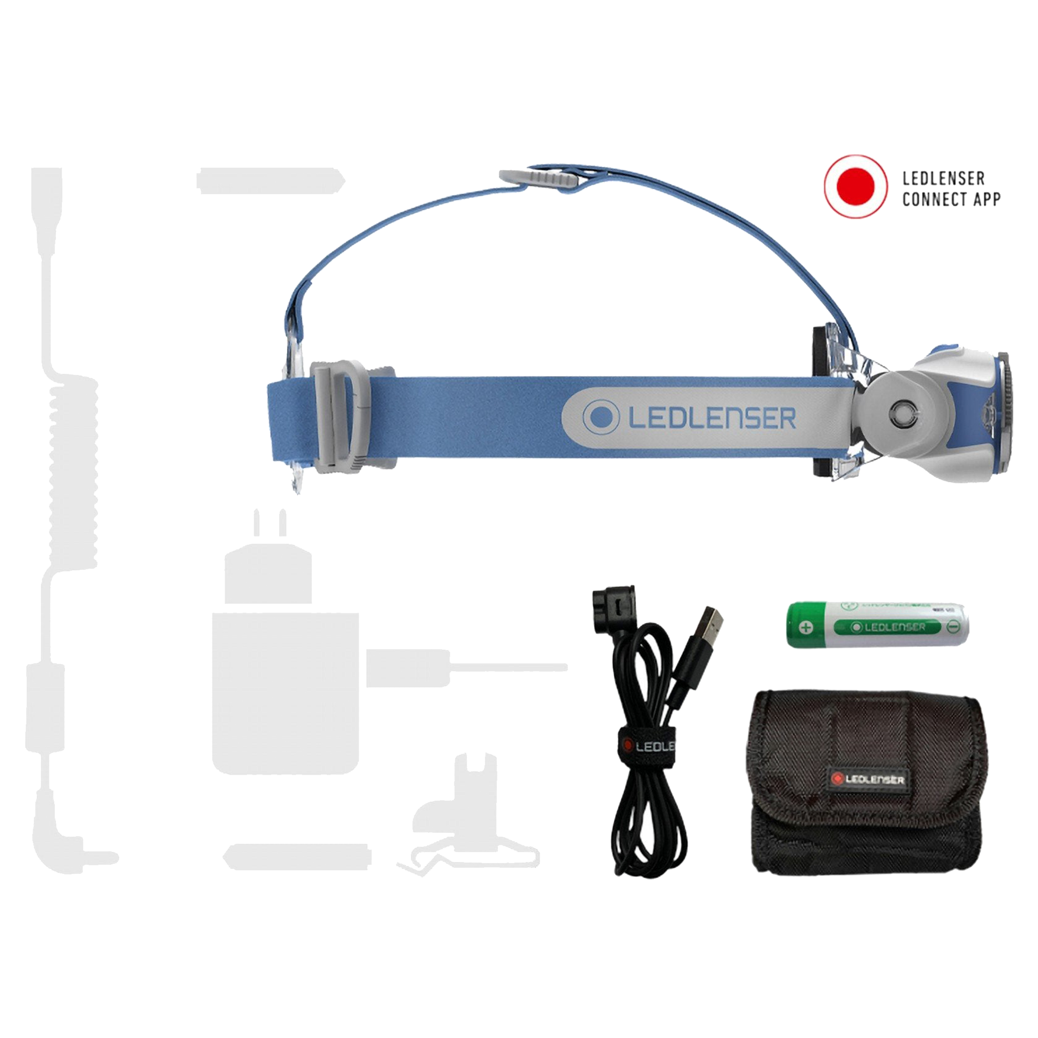 MH11 Rechargeable LED Headlamp - 1000 Lumens Waterproof Headlight for Camping, Hiking, Running & Night Fishing - Hands-Free Light with Adjustable Headband