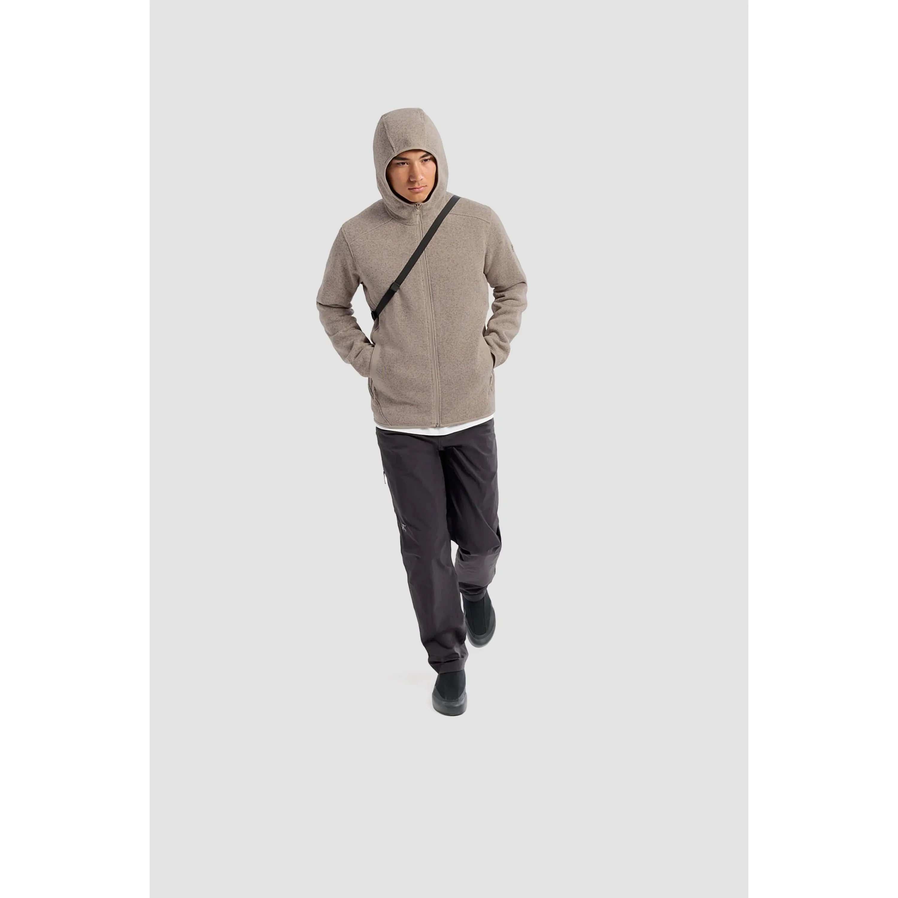 Arc'teryx Men's Covert Hoody - Lightweight Fleece Jacket for Hiking & Outdoor Activities | Water-Resistant & Breathable Midlayer for Camping, Travel & Casual Wear