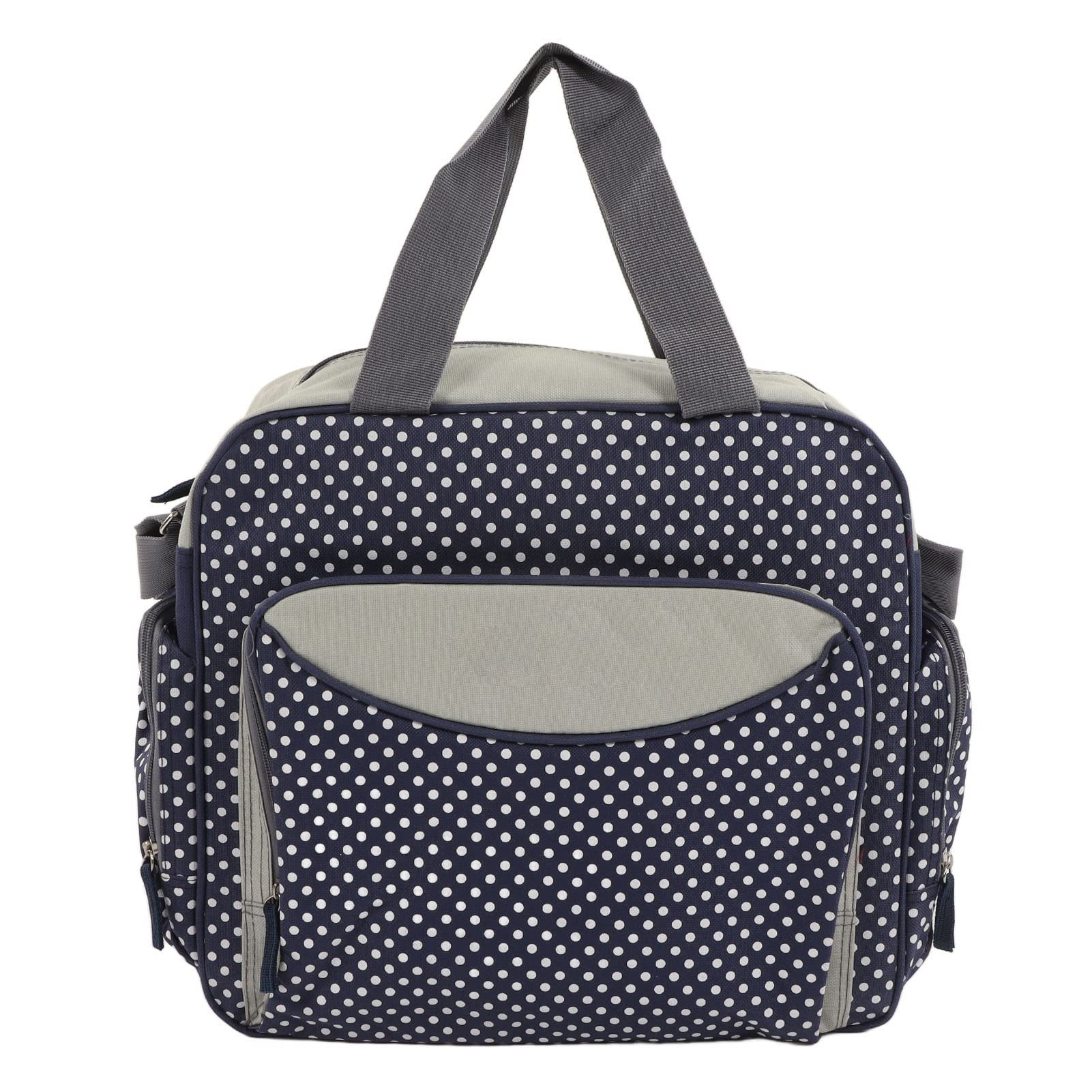 Waterproof Crossbody Diaper Bag - Large Capacity Baby Tote for Outdoor Travel & Shopping
