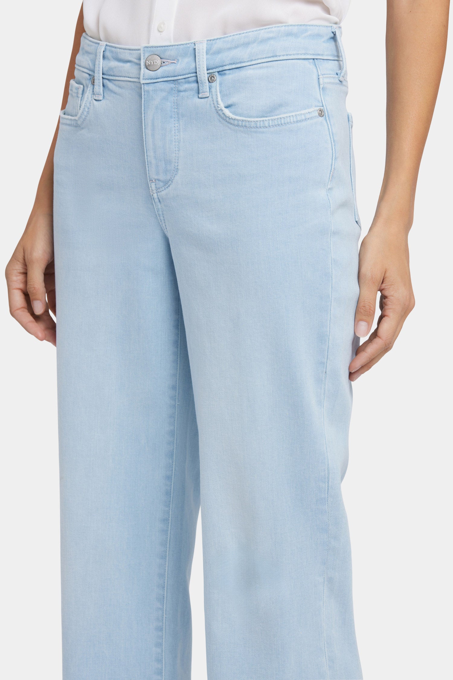 Bailey Relaxed Straight Jeans for Women - High Waist Comfort Denim Pants in Clear Waters Wash | Casual Everyday Wear & Weekend Outfits