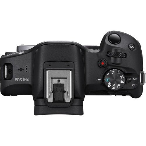 Canon EOS R50 Mirrorless Digital Camera Body Only (Black) - Perfect for Travel, Vlogging & Photography Enthusiasts