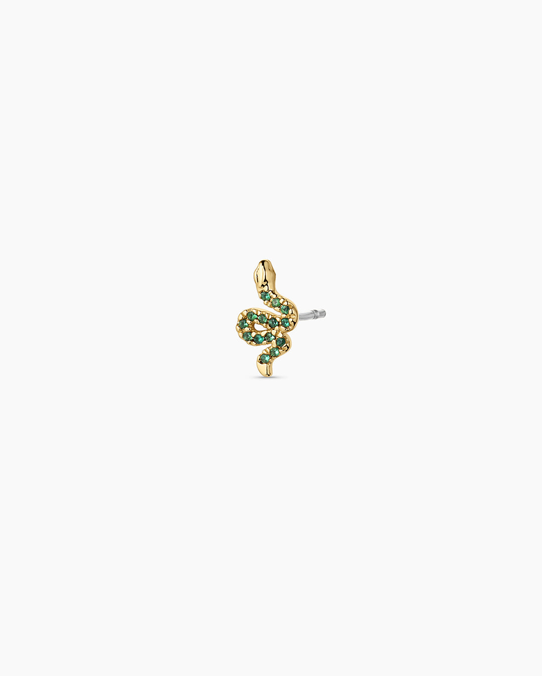 Snake Single Stud Earrings for Women - Hypoallergenic Stainless Steel Body Jewelry - Perfect for Parties, Gifts & Everyday Wear