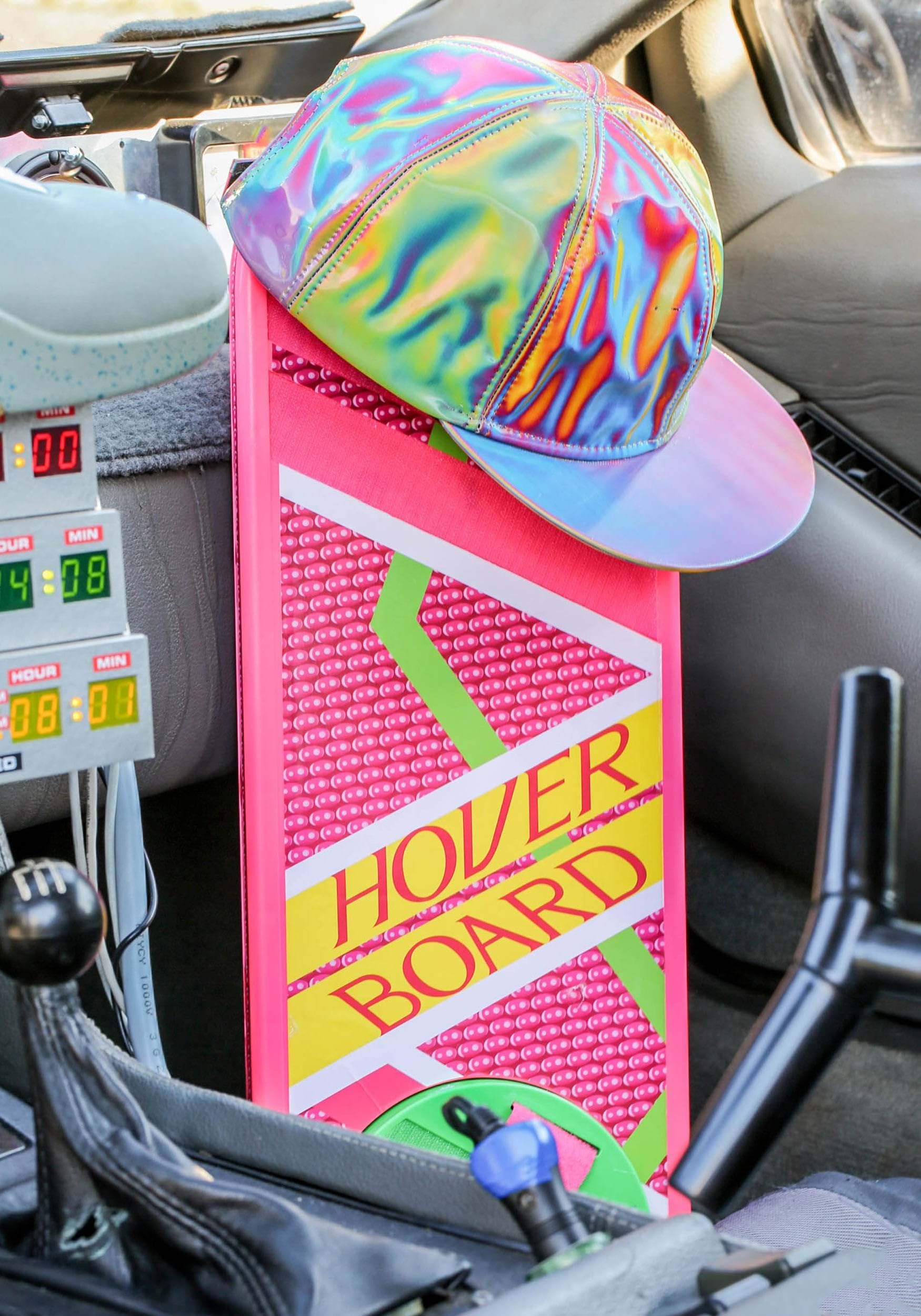 Back to The Future Hoverboard 1:1 Scale Movie Prop Replica - Authentic Sticker Details & Adjustable Strap - Perfect for Cosplay, Halloween Costumes, and Sci-Fi Collectibles