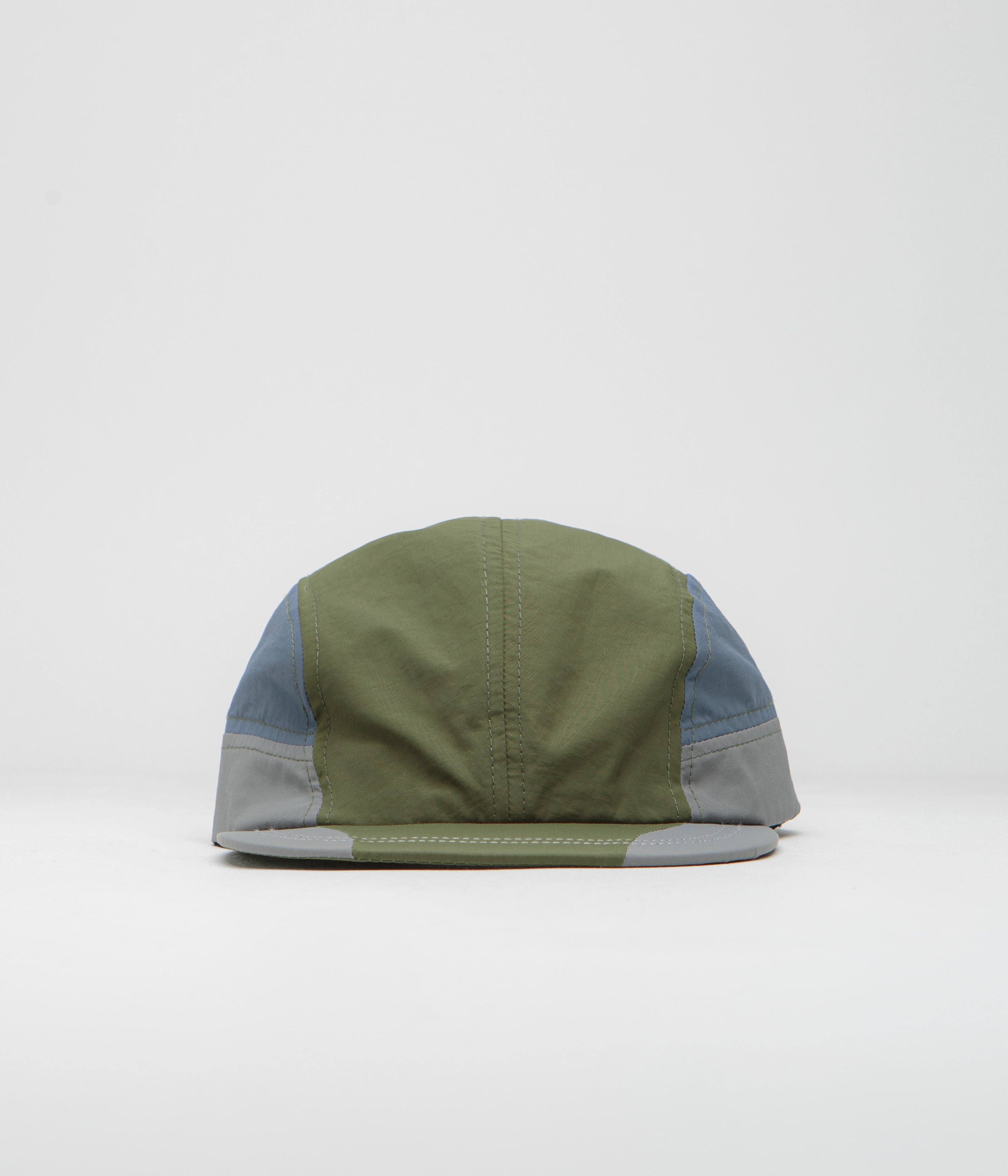 Butter Goods Cliff 4 Panel Cap - Army Green Snapback Hat for Men & Women | Streetwear Fashion Accessory for Outdoor Activities & Casual Wear