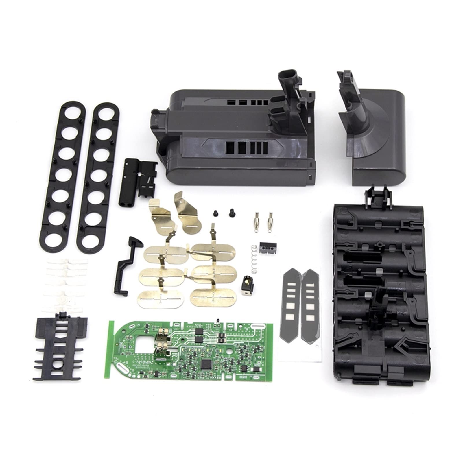 Dyson V10 Vacuum Cleaner Replacement Li-Ion Battery Case & Charging PCB Board - Compatible with Dyson 25.2V Absolute SV12 Fluffy Box - Home Appliance Repair Parts (Color B) - Perfect for Home Cleaning & DIY Vacuum Repair