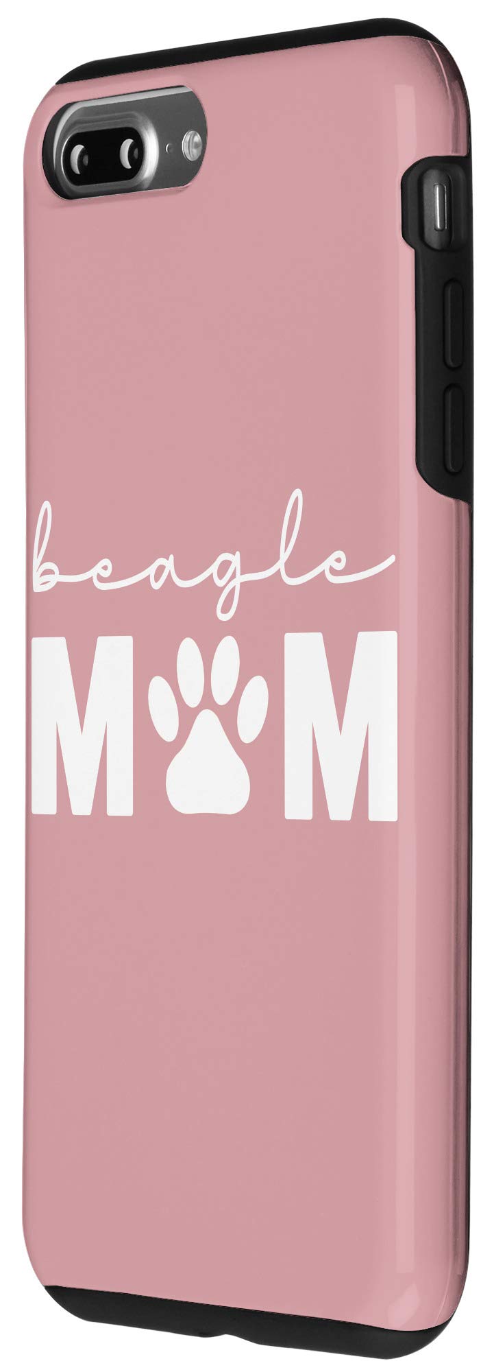 Beagle Mom iPhone 7 Plus/8 Plus Case - Cute Dog Pattern Protective Phone Cover for Women - Perfect Gift for Dog Lovers & Everyday Use