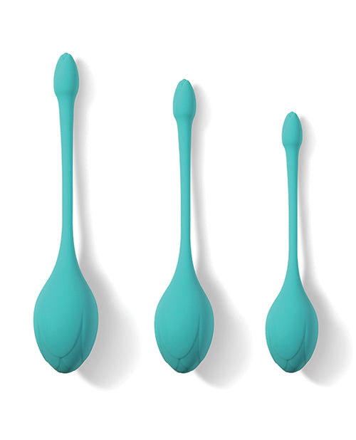 Bluebell Floral 3-Size Kegel Exercise Weight Set for Women - Pelvic Floor Trainer for Postpartum Recovery & Bladder Control - Perfect for Home Workouts & Yoga Practice