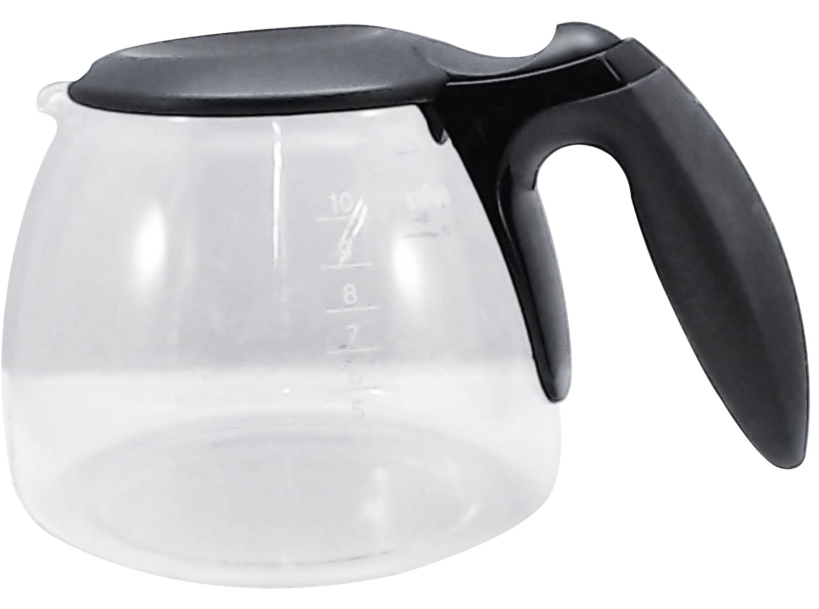 Braun Coffee Maker Replacement Glass Carafe for AromaDeluxe - KFK500 Black - Perfect for Home, Office & Restaurant Use
