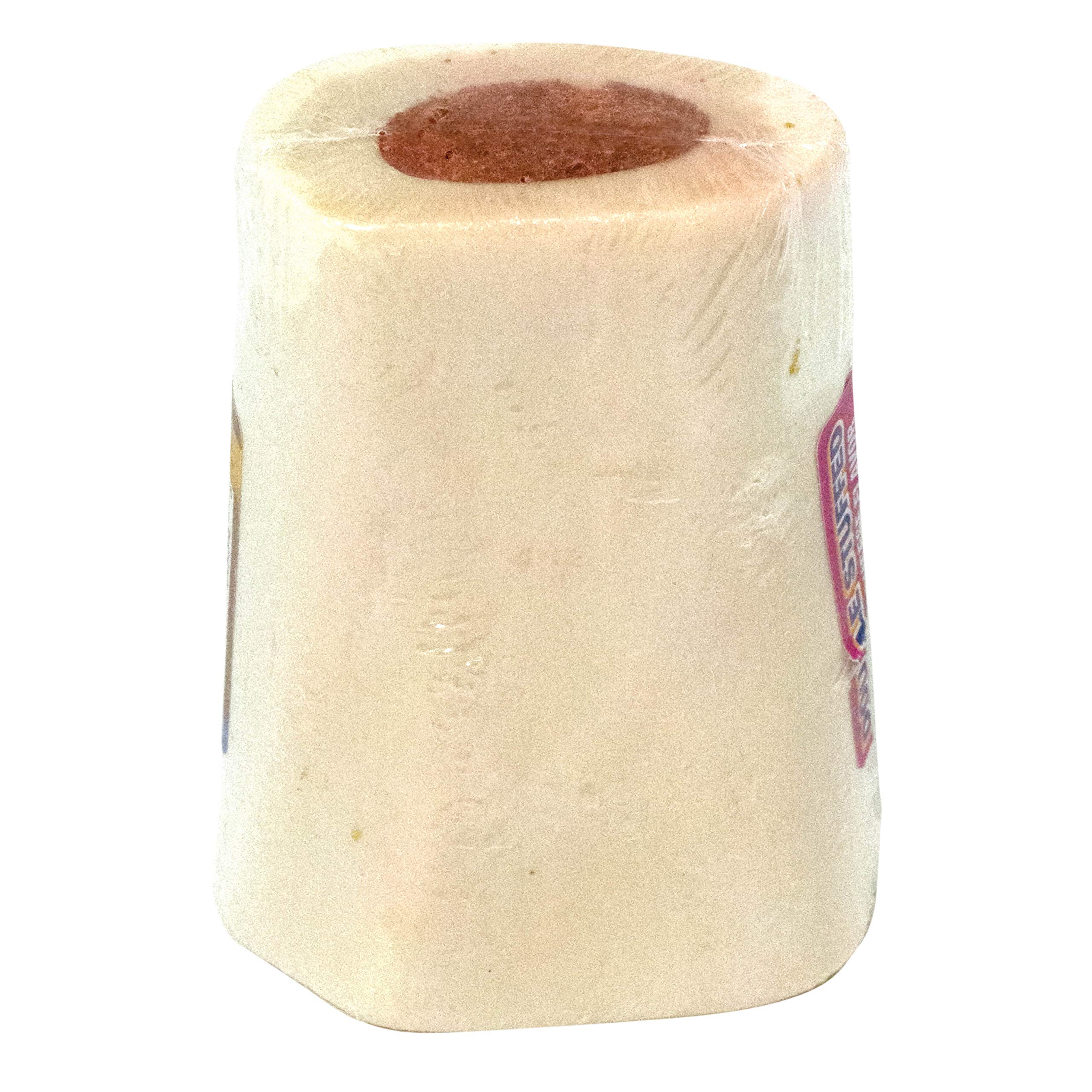 **Premium Double Stuffed Shin Bone for Dogs - Highly Digestible, Long-Lasting Dog Chew for Aggressive Chewers - High Protein Dental Treat with Bacon & Cheese Flavor - Small (1 Count) - Perfect for Training, Teething & Dental Care**