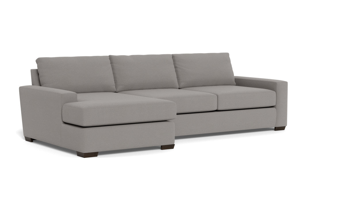 Mas Mesa 123 Deep Left Chaise Sectional Sofa - Modern L-Shaped Couch with Chaise Lounge for Living Room, Family Room & Home Theater - Comfortable Fabric Upholstery Sectional Sofa Set