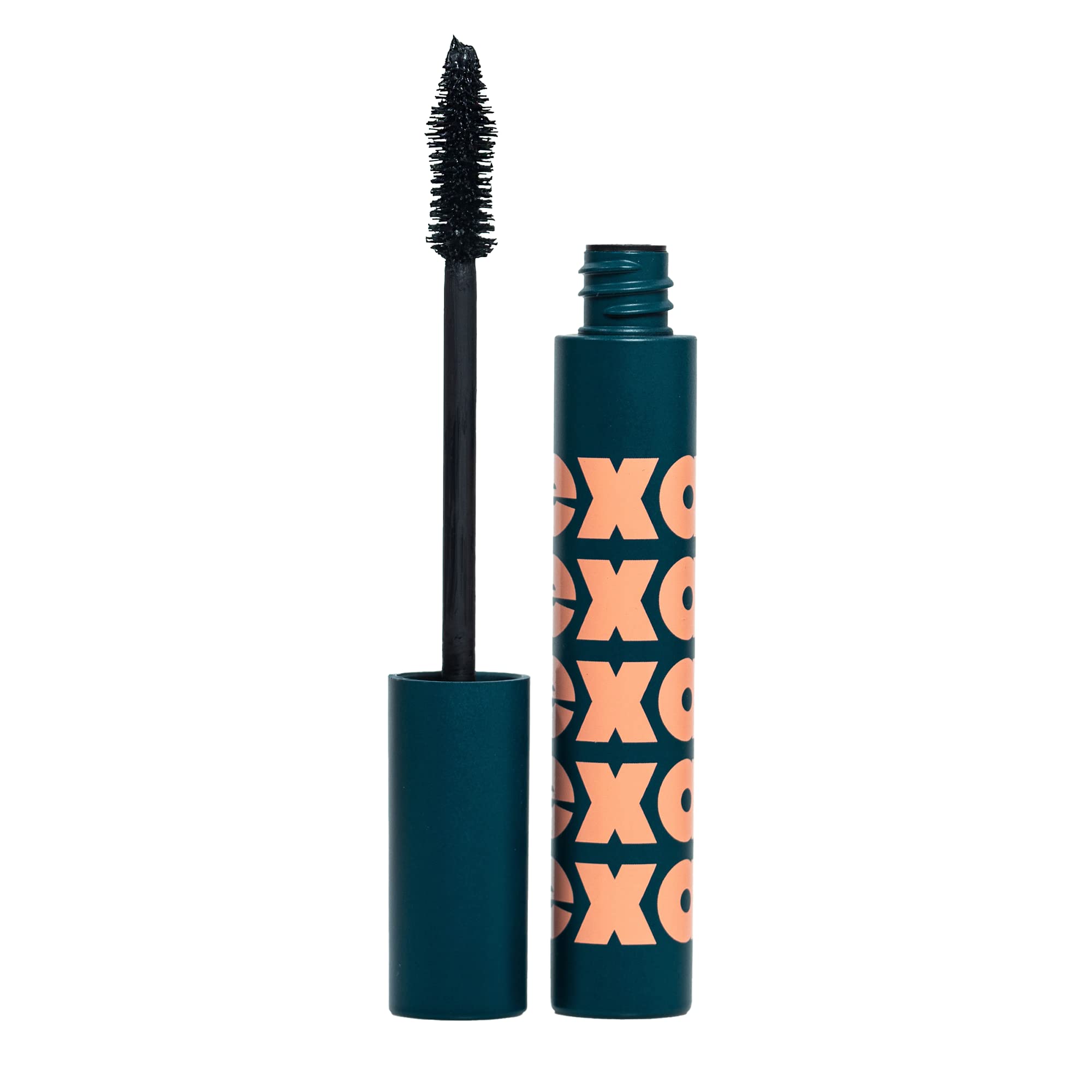 Exa Beauty Natural Ten18 Lash Amplifying Mascara - Cruelty-Free Vegan Mascara for Volume & Length, Black (0.3 fl oz) | Clean Beauty for Sensitive Eyes | Perfect for Daytime Wear & Special Occasions