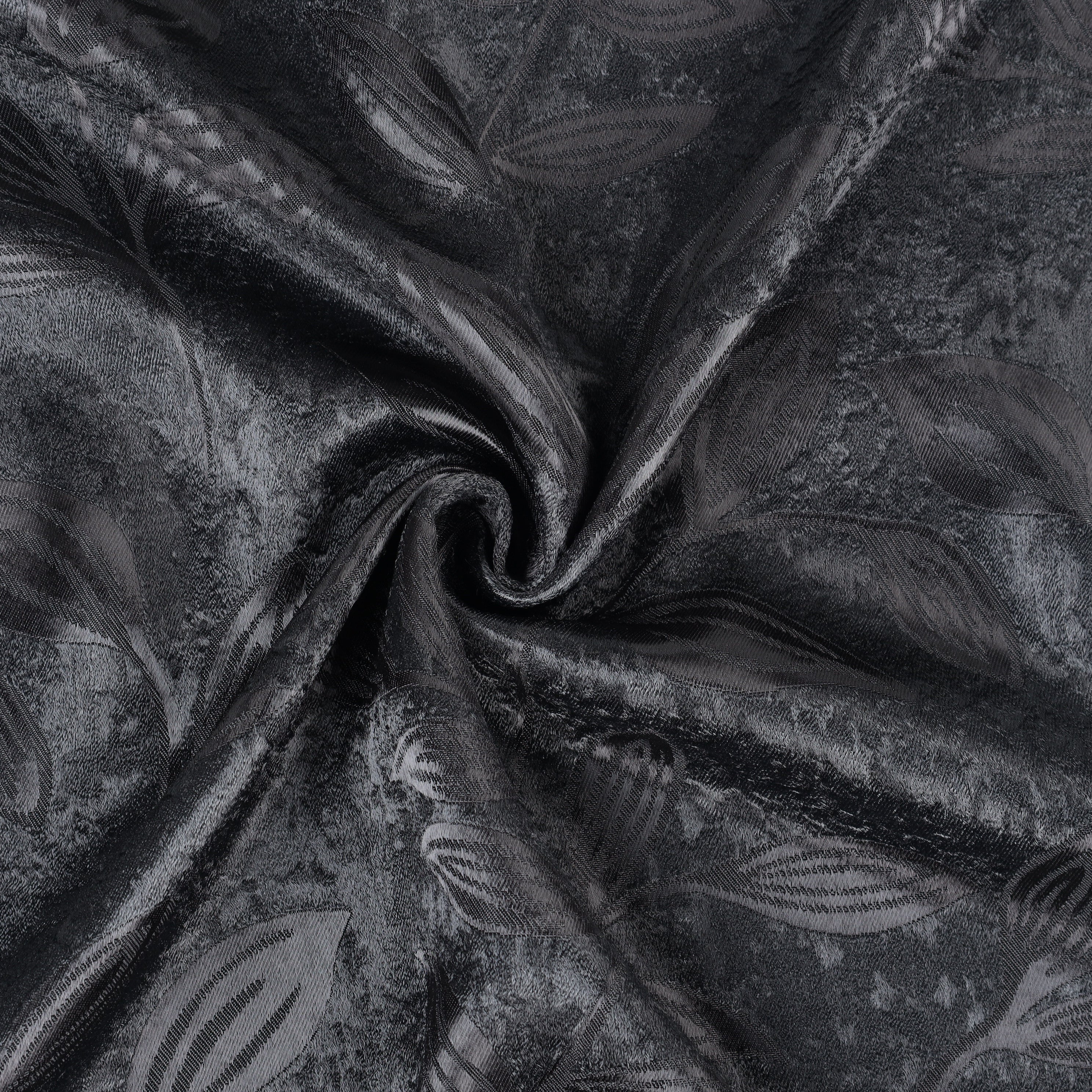 Premium Leaves Grommet Blackout Curtains Set of 2 - Thermal Insulated Room Darkening Drapes for Bedroom & Living Room