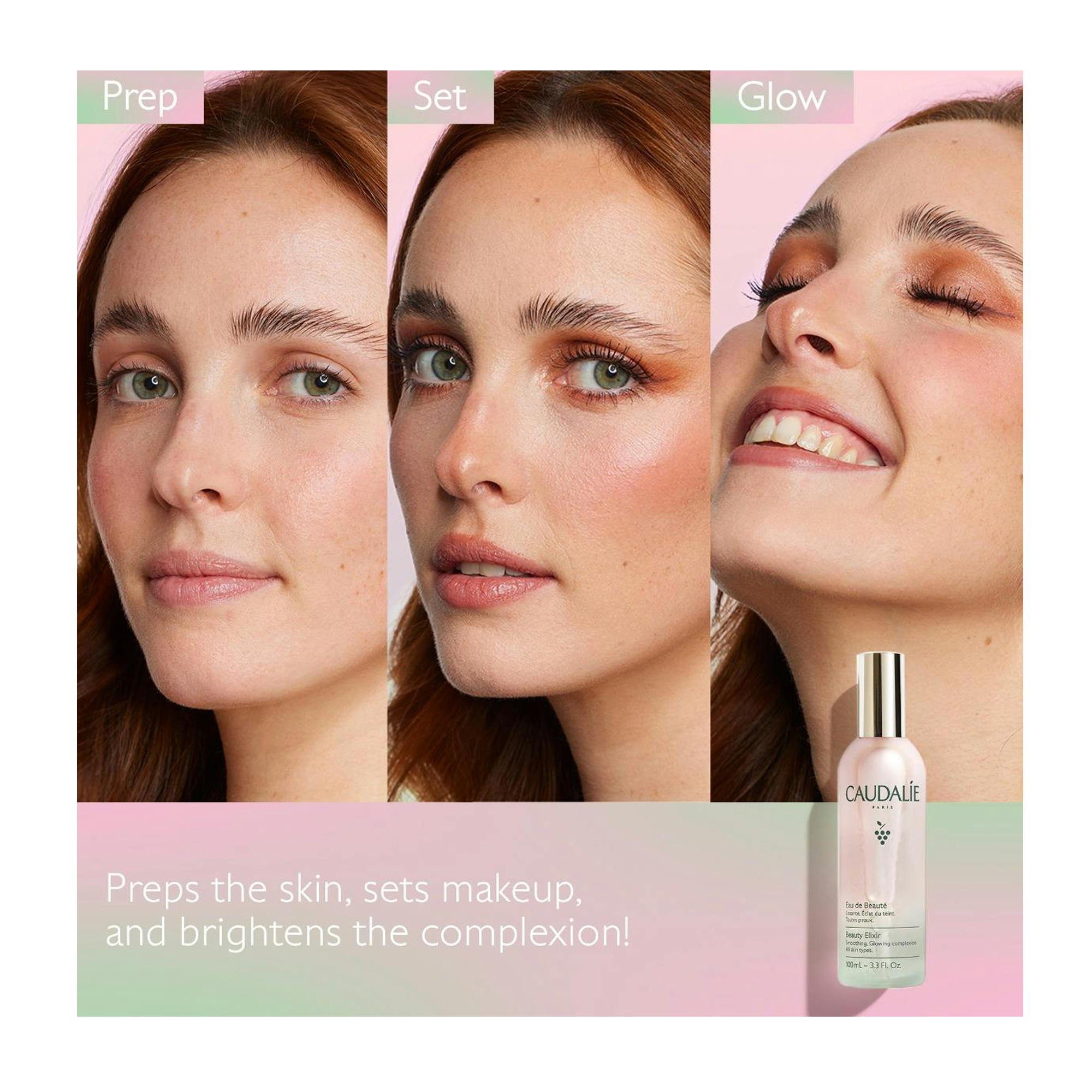 Caudalie Prep & Glow Best Sellers Set - Skincare Gift Set for Radiant Skin | Perfect for Daily Routine & Travel Skincare Essentials