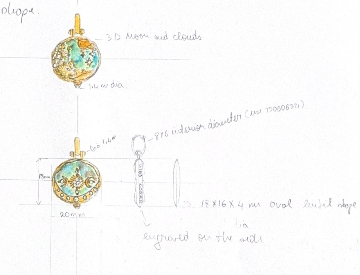 Wild Women Turquoise Pendant Necklace - Handcrafted Sterling Silver Jewelry for Boho Style & Everyday Wear | Perfect Gift for Women, Birthdays & Special Occasions