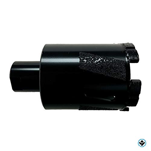Diamond Granite Core Bit with Side Protection - 2 1/2 Inch Fast Coring Drill Bit for Long Lasting Performance | Perfect for Masonry, Concrete, and Stone Cutting