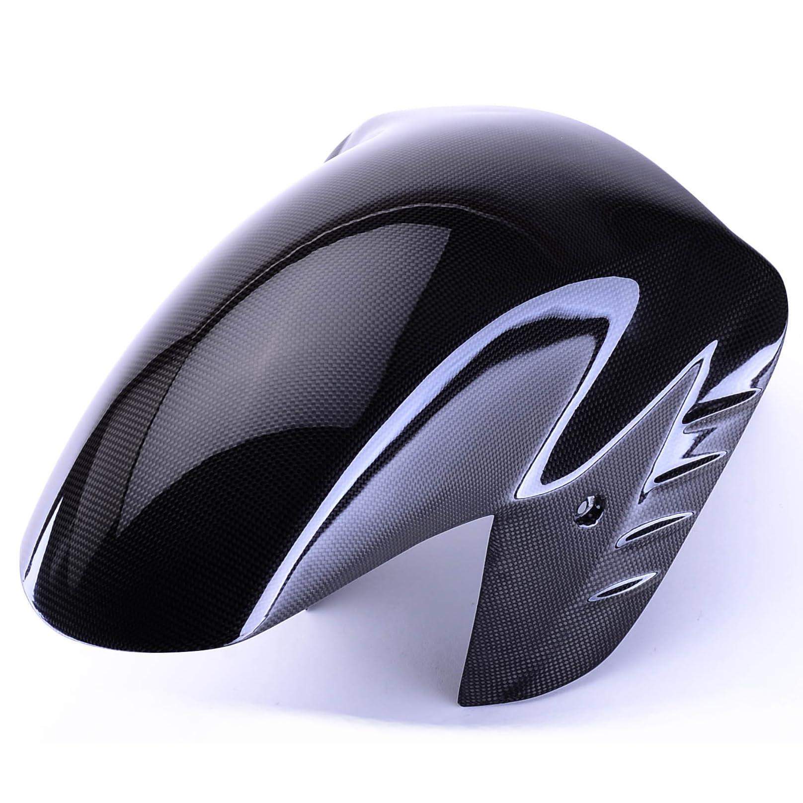 Bestem CBKA-1406-FFD Carbon Fiber Front Fender for Kawasaki ZX14 2006-2013 | Lightweight Motorcycle Accessory | Perfect for Racing & Street Performance