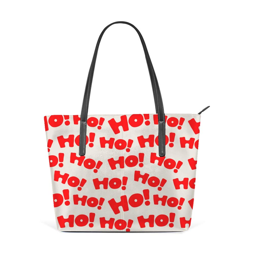 Stylish Large PU Leather Work Tote Bag for Women - Fashionable Hand Drawn Shopper Handbag - Perfect for Office, Commuting & Casual Outings