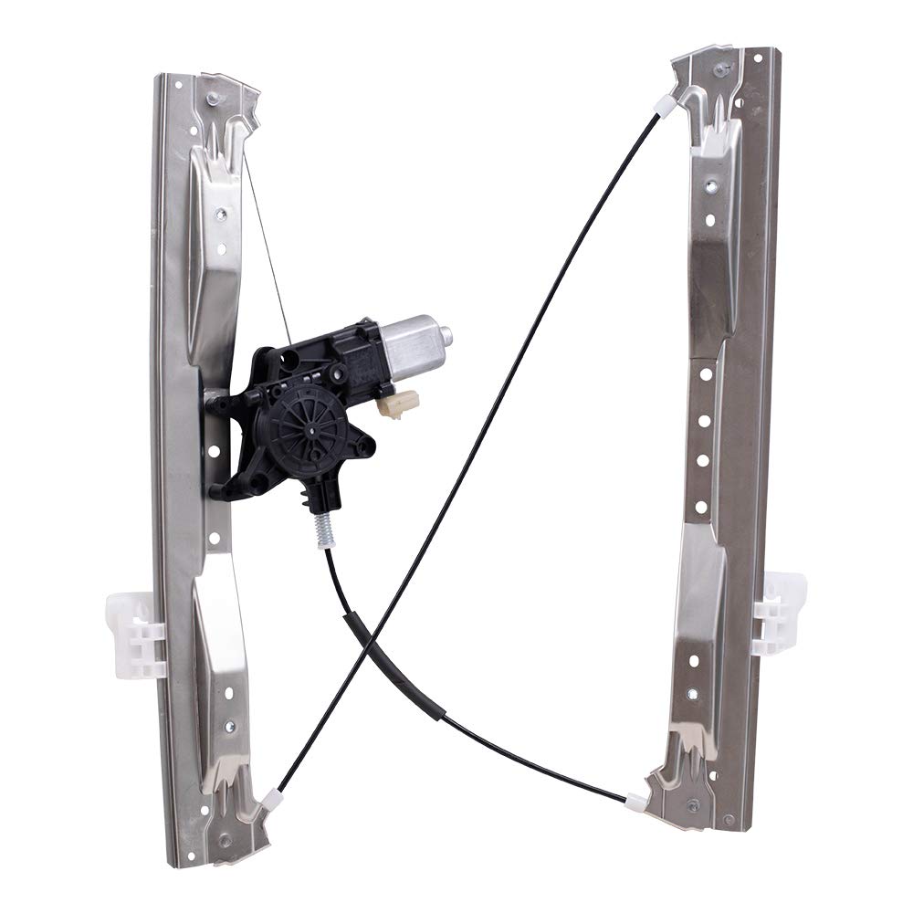 Brock Replacement Front Power Window Regulator & Motor Assembly Pair - Compatible with 2008-2018 Dodge Grand Caravan, Chrysler Town & Country C/V (Part #68030661AA, 68030660AA) - Easy DIY Installation for Smooth Window Operation