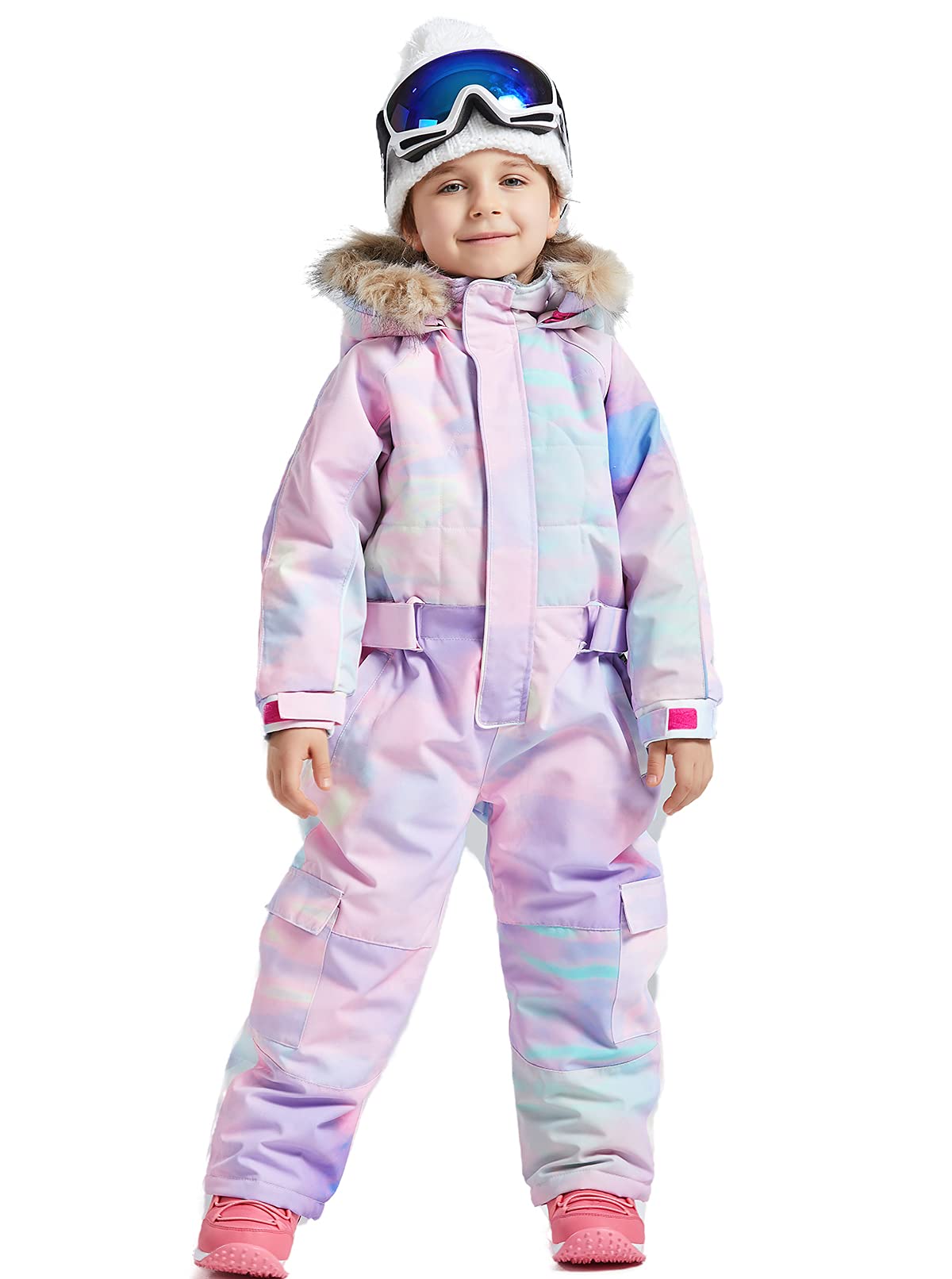 Waterproof Kids Snowsuit - One Piece Winter Coveralls for Boys & Girls | Ski Suit, Snow Jacket & Jumpsuit for Cold Weather | Perfect for Skiing, Snowboarding & Outdoor Winter Play
