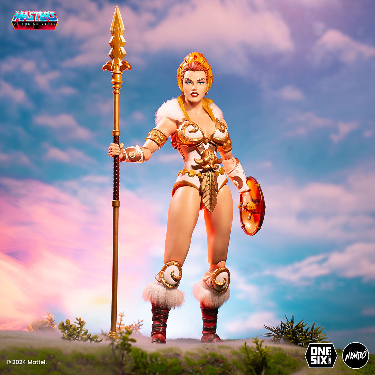 Masters of the Universe Teela 1/6 Scale Action Figure - Collectible He-Man Series Statue for Display & Gift Giving - Perfect for Fans, Collectors & Home Decor