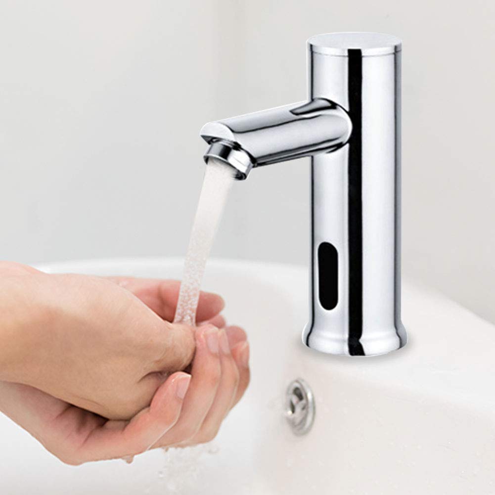 Touchless Bathroom Faucet with Motion Sensor & Temperature Control for Modern Homes