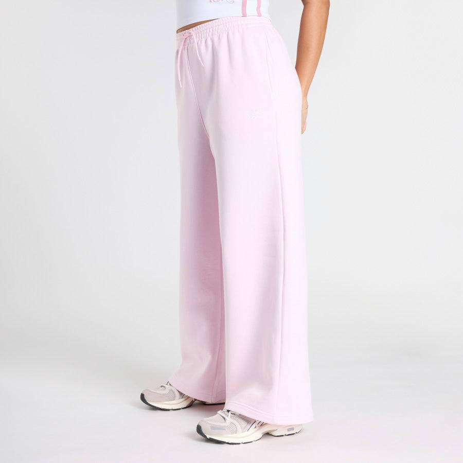 Ri Sl Flc Wide Leg Frosted Berry Pants - Women's High Waisted Loose Fit Casual Trousers for Everyday Wear & Office Outfits