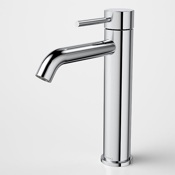 Caroma Liano II Lead-Free Mid Tower Basin Mixer in Chrome Finish - Perfect for Modern Bathroom Vanities & Sink Installations