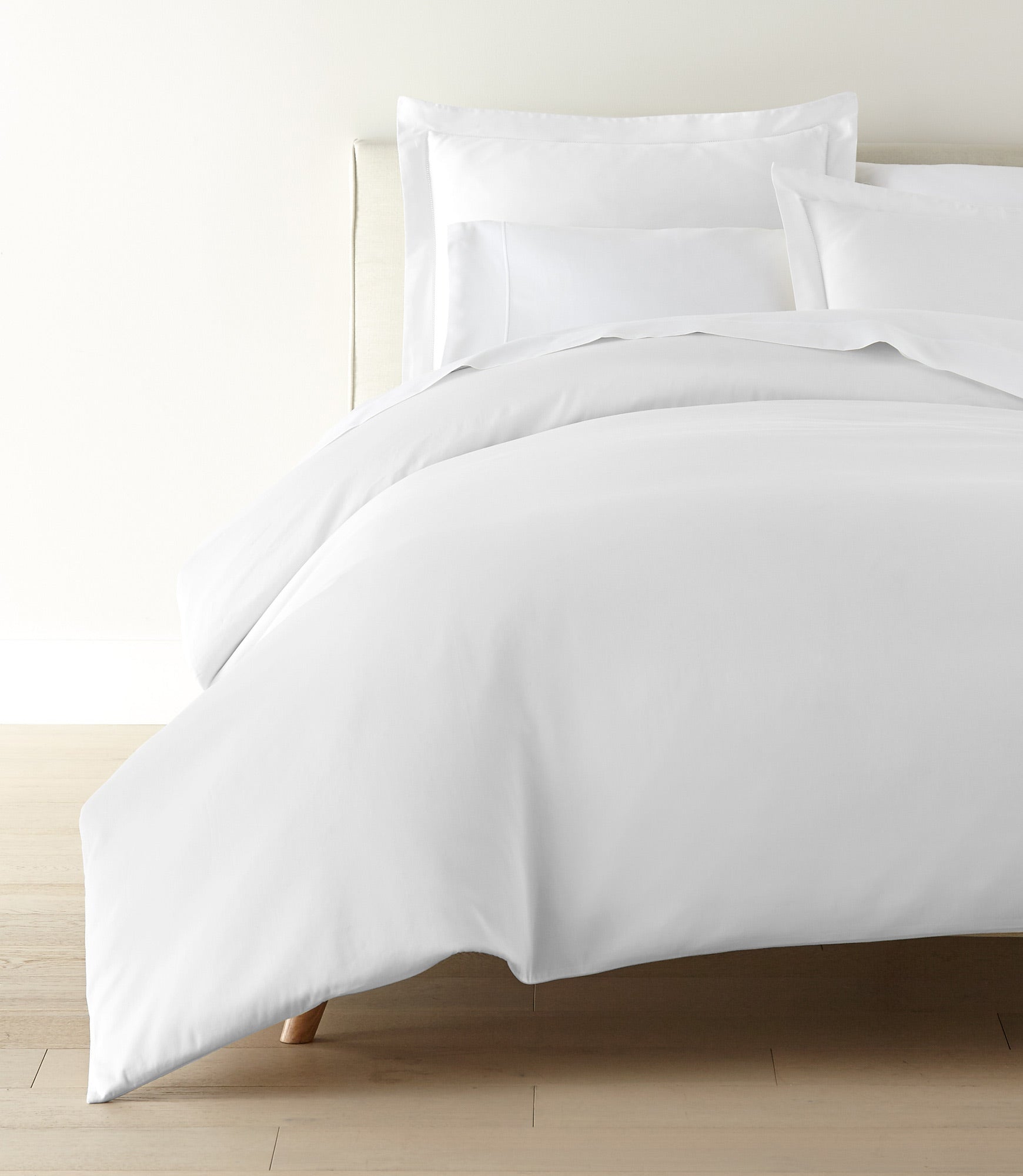 Clara Sateen Duvet Cover Set - Soft & Luxurious 100% Cotton Bedding - Queen Size (Includes Duvet Cover & Pillowcases) - Perfect for Master Bedroom, Guest Room & Hotel Stays