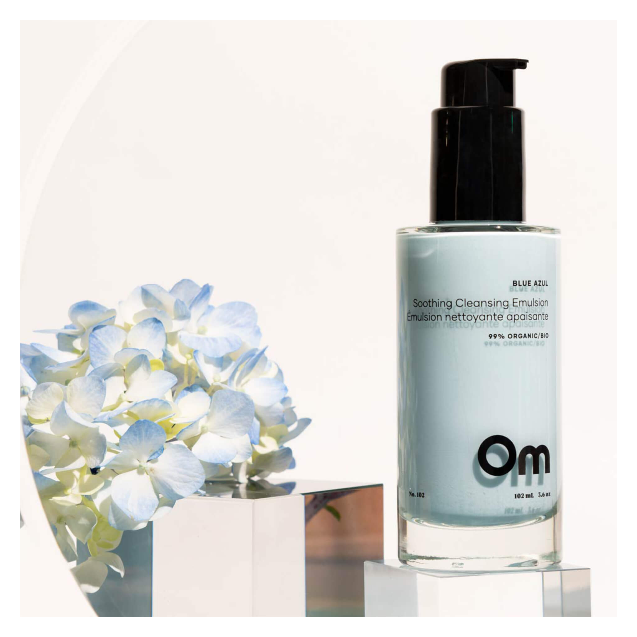 Blue Azul Soothing Cleansing Emulsion - Gentle Face Wash for Sensitive Skin | Hydrating & Calming Daily Cleanser | Perfect for Morning & Night Skincare Routine