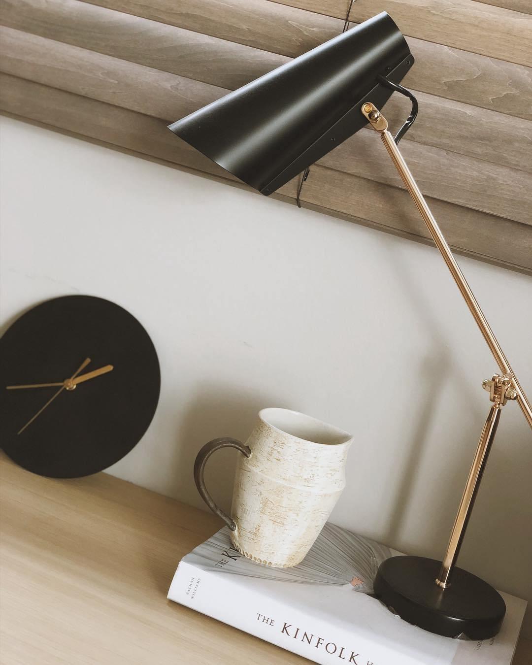 Modern Birdy Table Lamp - Adjustable LED Desk Light for Home Office, Bedroom & Study - Perfect for Reading, Working & Decor