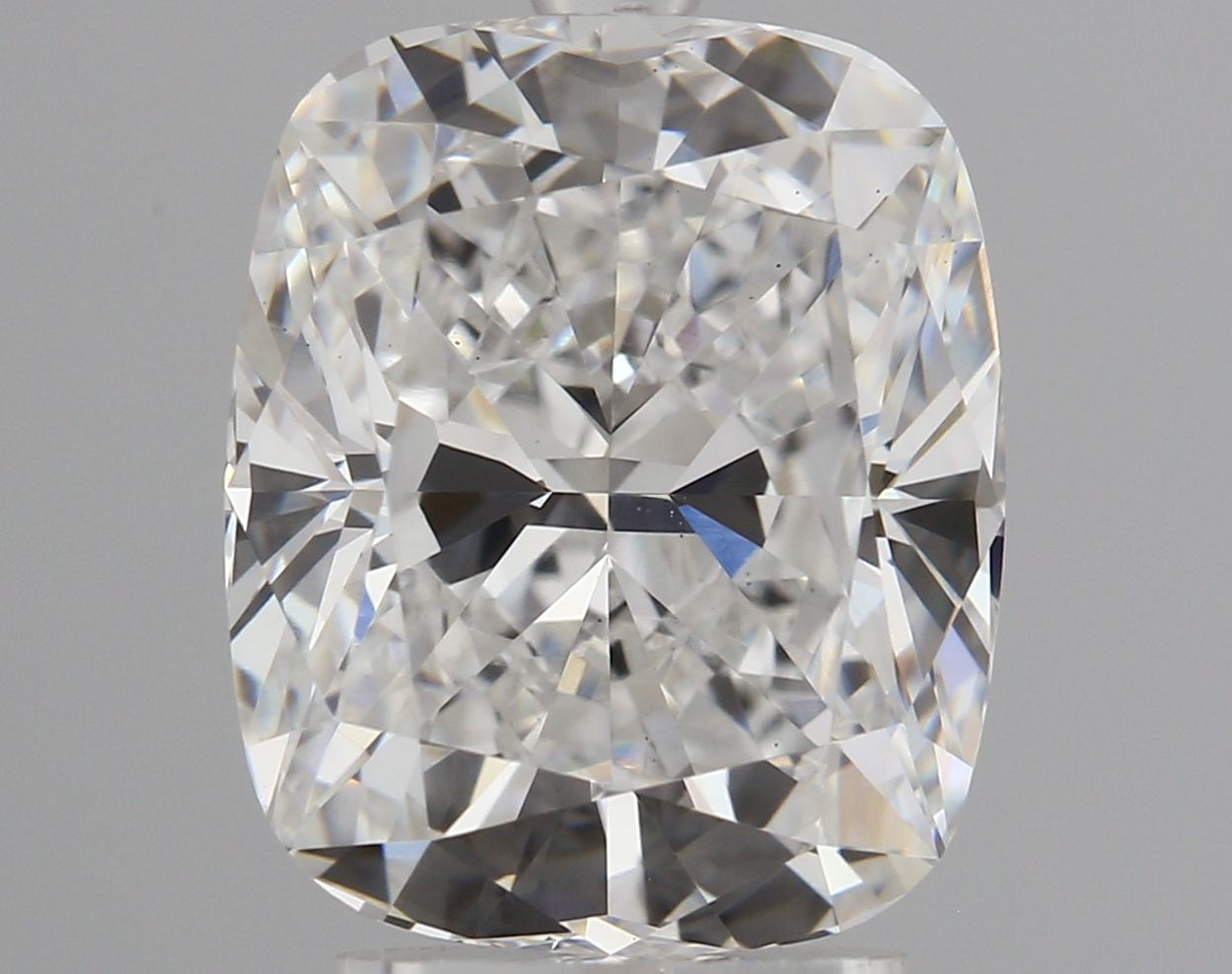 3.04 Carat E VS2 Cushion Cut Lab-Grown Diamond for Engagement Rings & Fine Jewelry