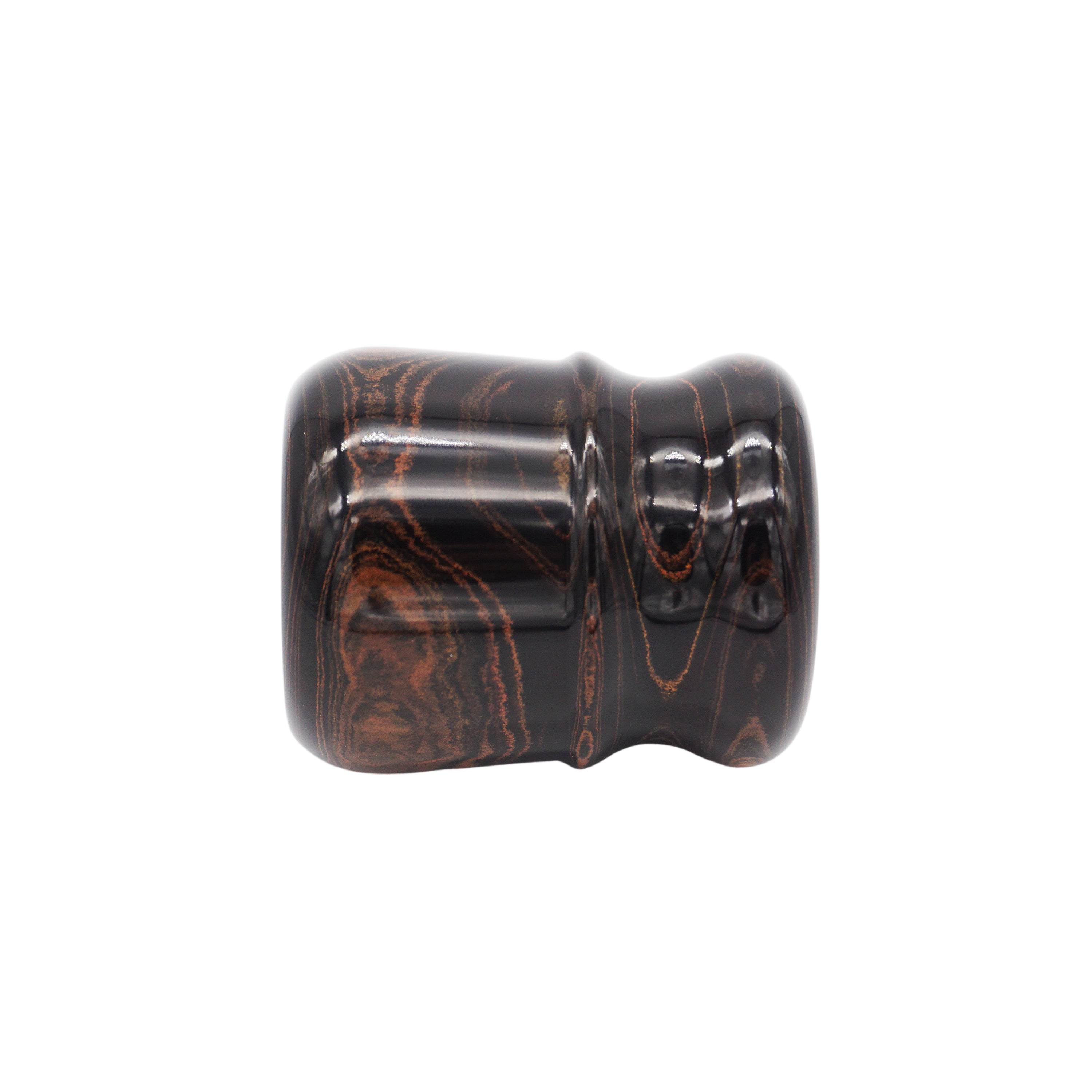 Premium Handmade Honey Ebonite Shaving Brush Handle - Compatible with 24mm & 26mm Knots - Perfect for Wet Shaving & Barber Shop Use