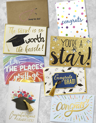 Graduation Greeting Cards Set - Elegant & Inspirational Graduation Cards for High School & College - Perfect for Graduation Parties & Celebrations