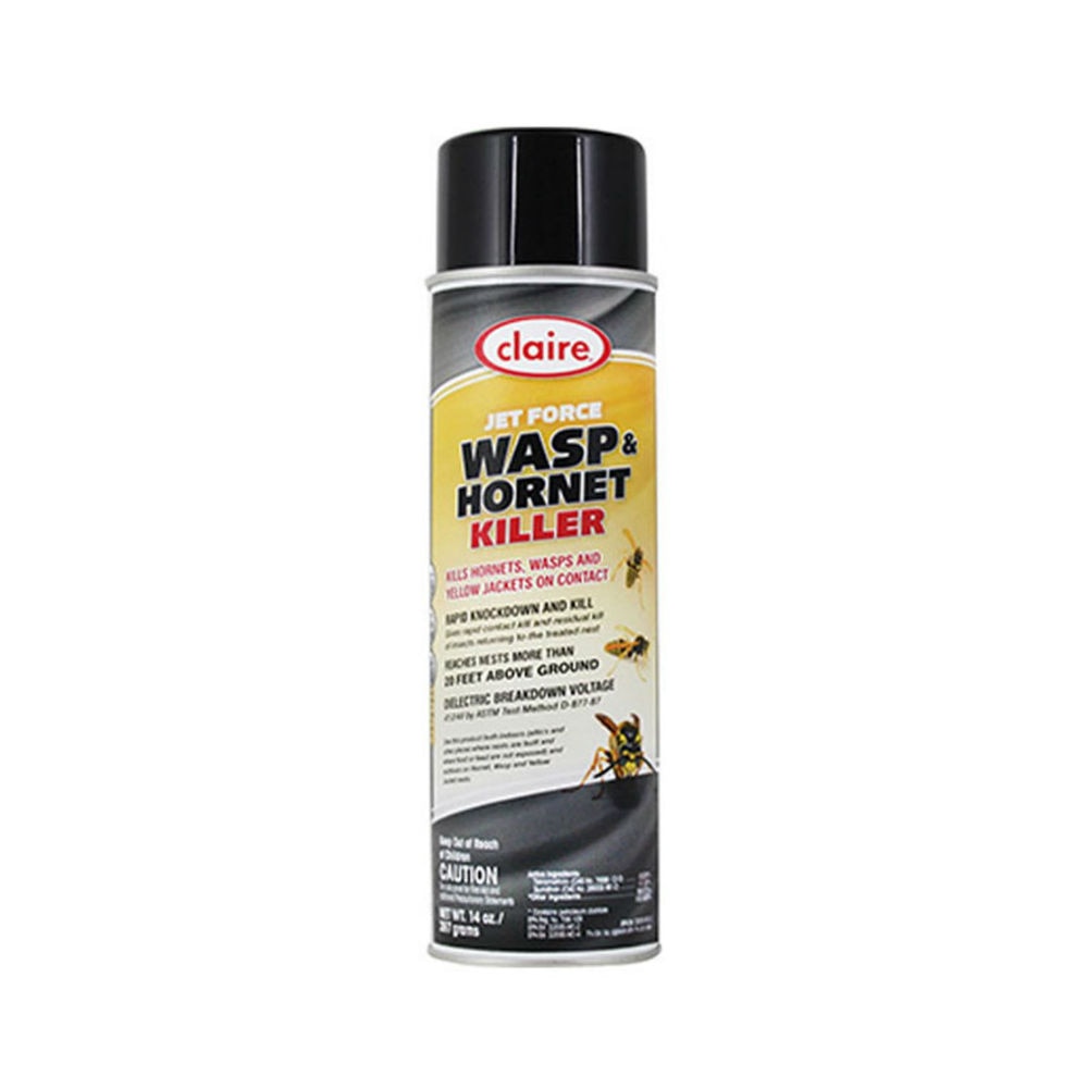 Aervoe 863 14 oz Jet Force Wasp & Hornet Killer Spray Aerosol - Fast Acting Insecticide for Outdoor Pest Control in Gardens, Patios, and Backyards