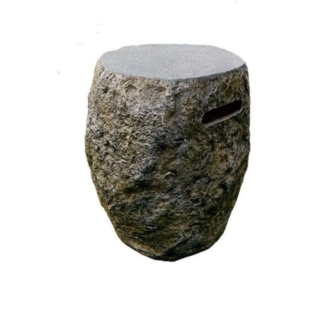 Elementi Concrete Propane Tank Cover for The Boulder Fire Table - ONB01-117 | Outdoor Patio Heater Accessory for Backyard & Garden