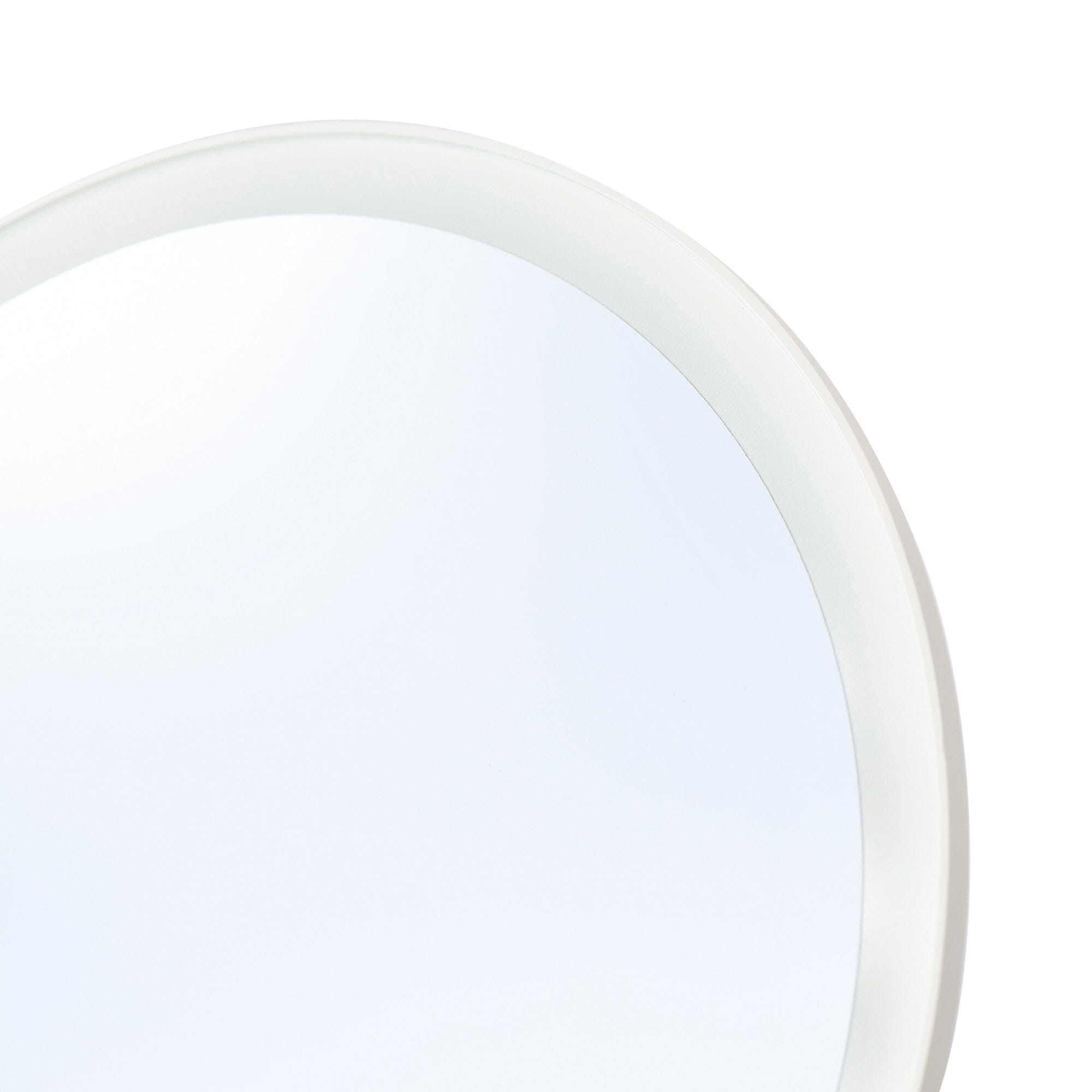 LED Vanity Mirror with Stand - Adjustable Brightness & Touch Control for Makeup, Skincare, and Hair Styling - White (Perfect for Bedroom, Bathroom, and Dressing Room)