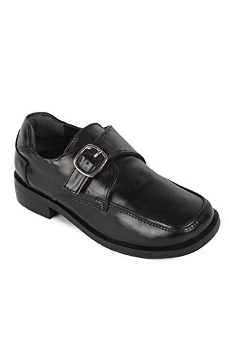 **LIBERTYZENO Boys Genuine Leather School Uniform Shoes - Comfortable & Durable Dress Shoes for Formal Occasions, School Events & Daily Wear**